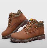 Autumn and Winter Martin Boots Men Lace Up Leather Tooling Shoes