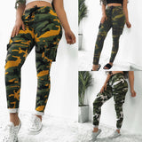 Camouflage Plus Size Casual Trousers Women New Casual Pants Women Fall Winter
